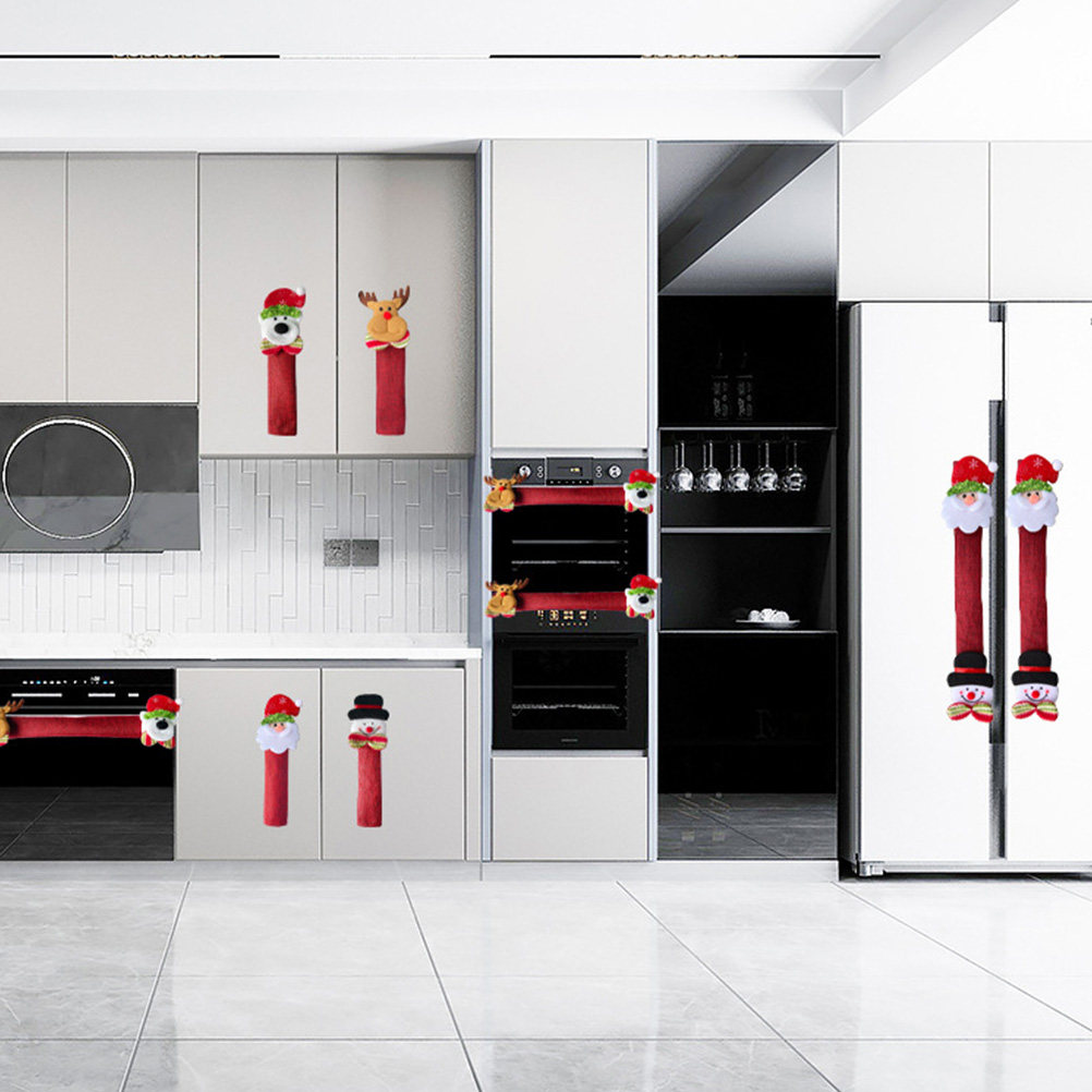 Kitchen Appliances For.Xmas - 8 Pezzi di Coperture per Maniglie