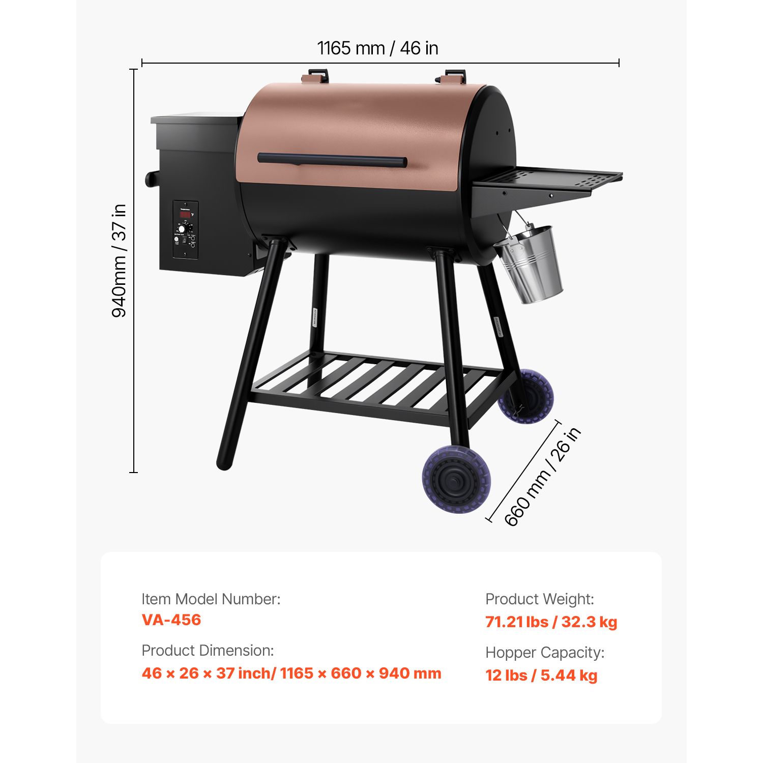 Electric Smoker Bbq - Grill e Affumicatore a Pellet di