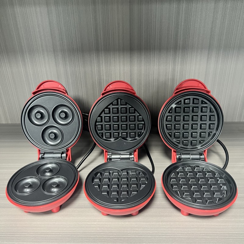 Sandwich Press Grill - Macchina per Waffle Multifunzionale a Forma