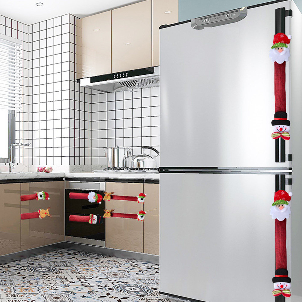 Kitchen Appliances For.Xmas - 8 Pezzi di Coperture per Maniglie