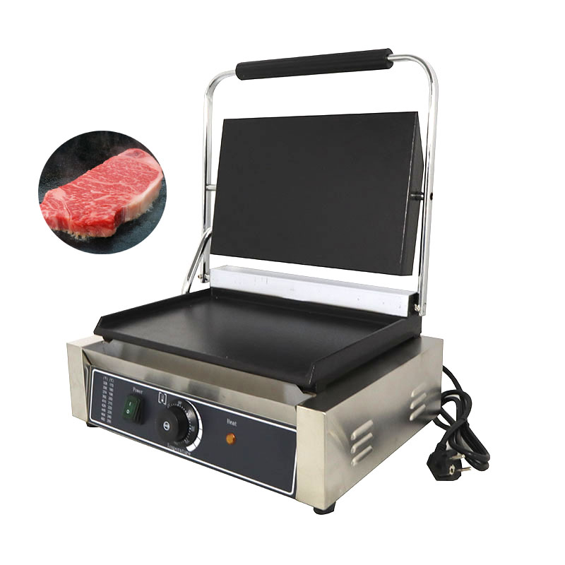 Sandwich Press Grill - Piastra Elettrica Professionale in Ghisa per