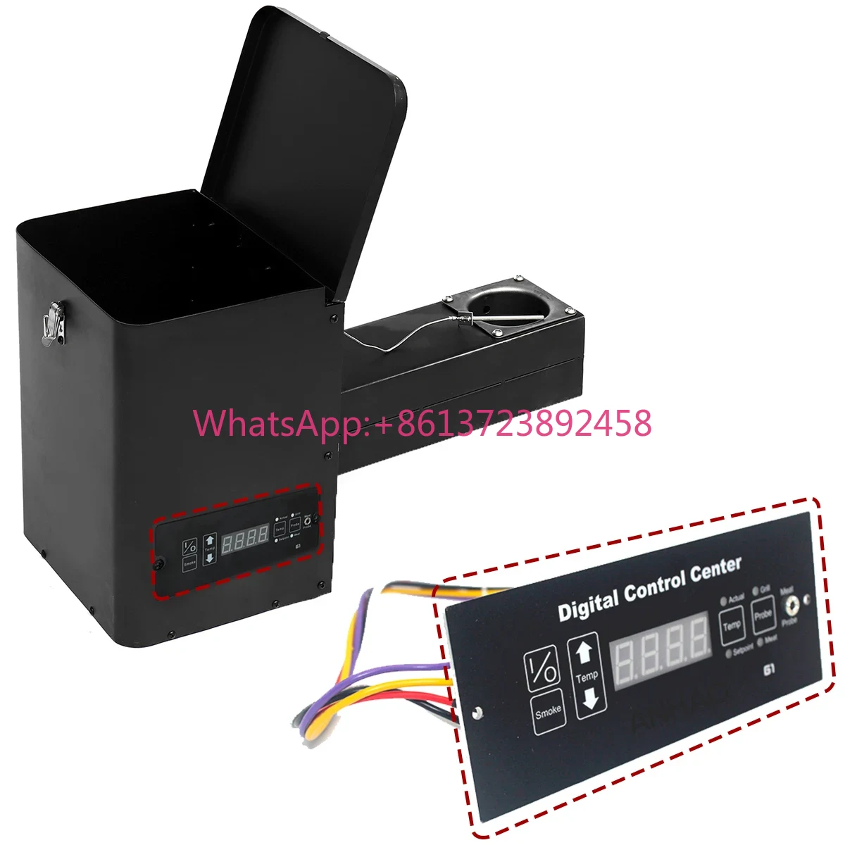Electric Smoker Bbq - Kit Assemblaggio Hopper per Affumicatore a