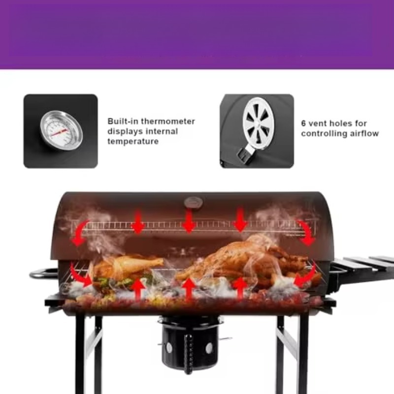 Fumatore a carbone verticale p - Electric Smoker Bbq recensione e prezzo