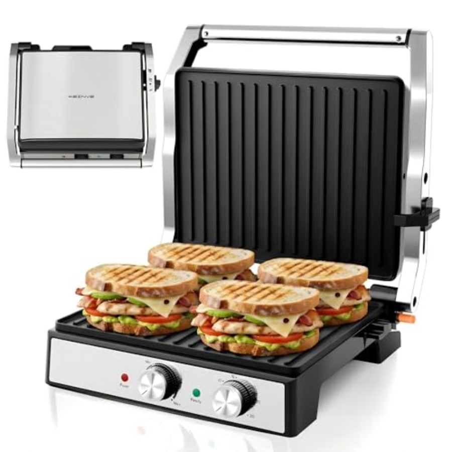 Pressa per Panini con Impostaz - Sandwich Press Grill recensione e prezzo