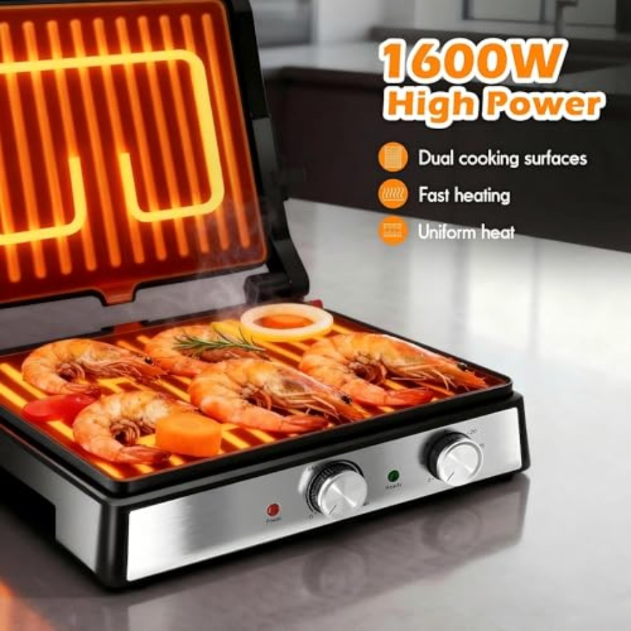 Pressa per Panini con Impostaz - Sandwich Press Grill recensione e prezzo