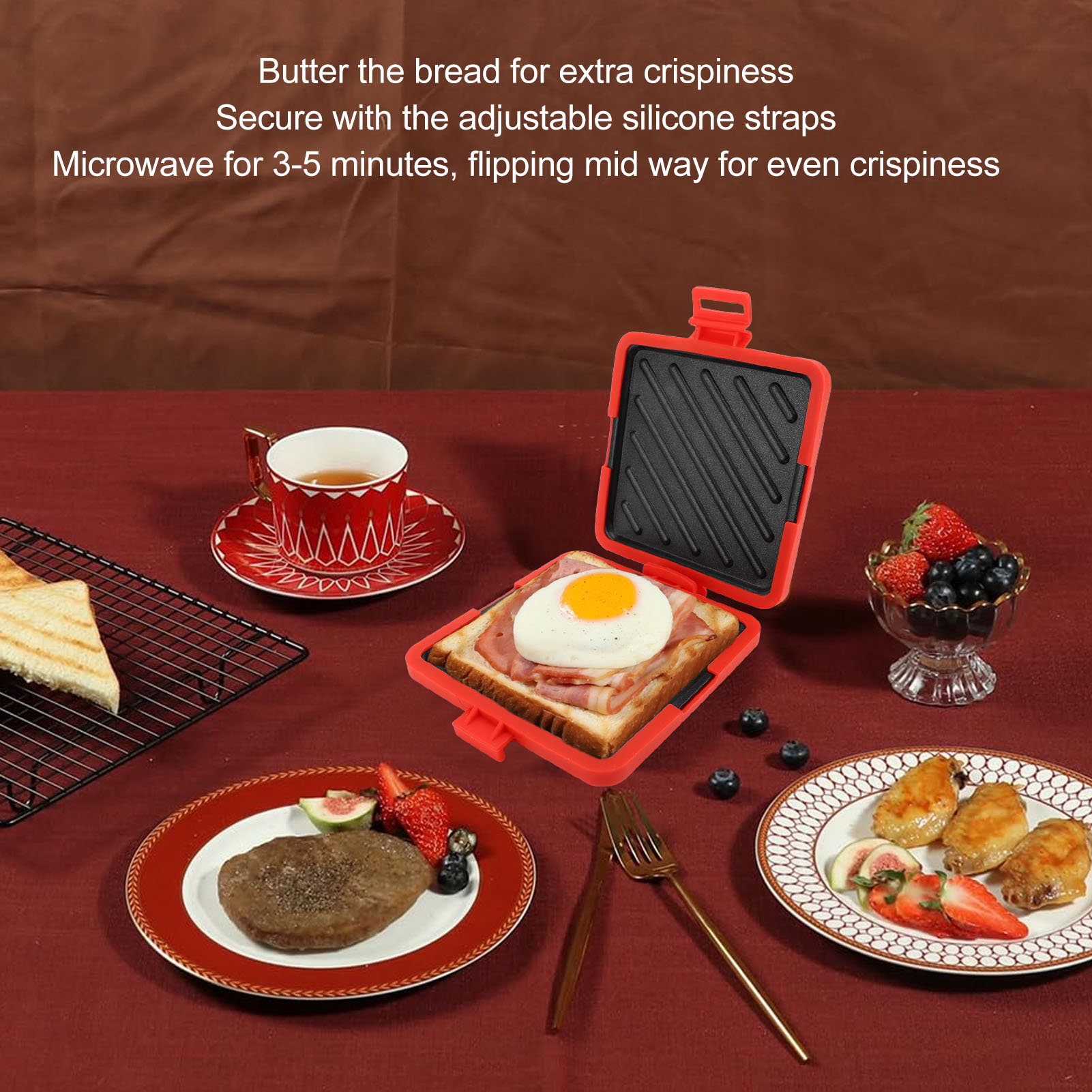 Toastie Maker Microonde Toasti - Sandwich Press Grill recensione e prezzo