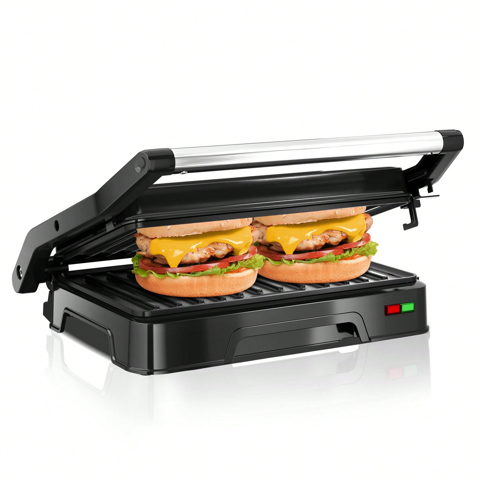 Pressa per panini a 2 fette, 8 - Sandwich Press Grill recensione e prezzo