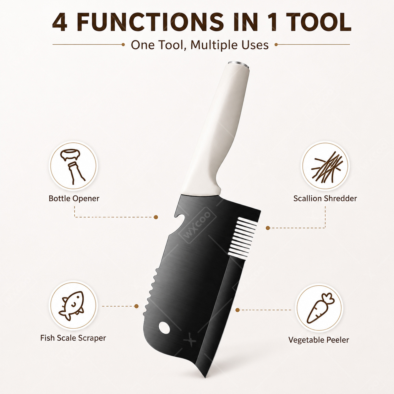 WXCOO Taglia-Cipollotti in Acc - Kitchen Appliances Cooking recensione e prezzo