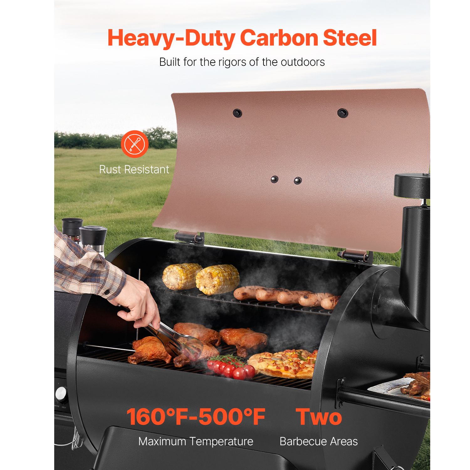 Griglia a Pellet di Legno, Bar - Electric Smoker Bbq recensione e prezzo